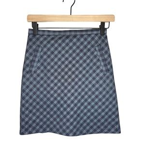 Oak + Fort Plaid Mini Skirt